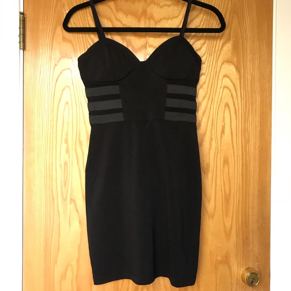 Foreign Exchange Bodycon Little Black Dress